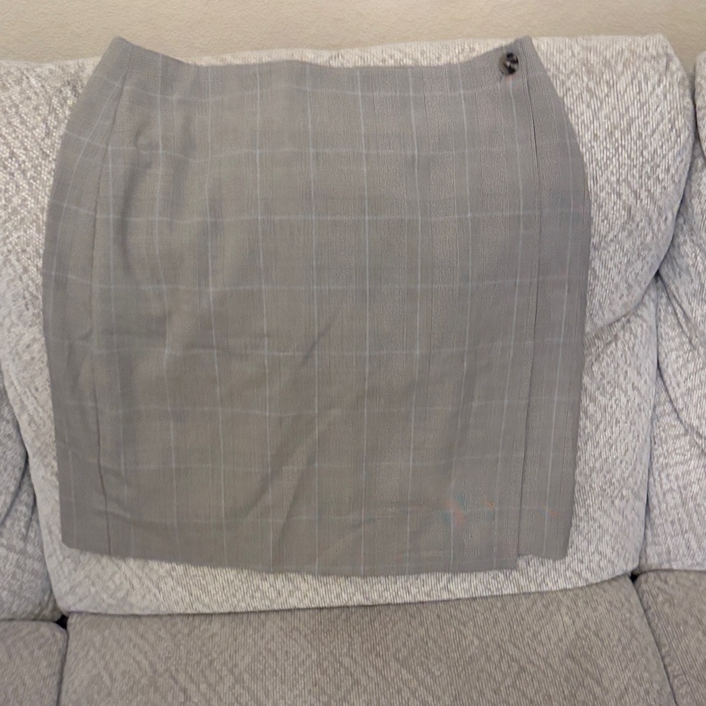Calvin Klein Gray Pencil Skirt